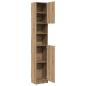 Preview: Badschrank Artisan-Eiche 32x25,5x190 cm Holzwerkstoff