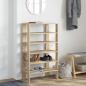 Preview: Schuhregal Sonoma-Eiche 61x32x105 cm Holzwerkstoff