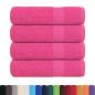 Preview: Duschtücher 4 Stk. Rosa 70x140 cm 360 g/m² 100% Baumwolle
