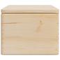 Preview: Holzkiste mit Deckel 40x30x23 cm Massivholz Kiefer