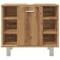 Preview: ARDEBO.de - Badschrank Artisan-Eiche 60x32x53,5 cm Holzwerkstoff