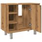 Preview: Badschrank Artisan-Eiche 60x32x53,5 cm Holzwerkstoff