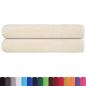 Preview: Handtücher 2 Stk. Creme 100x200 cm 360 g/m² 100% Baumwolle