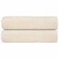 Preview: Badetücher 2 Stk. Creme 100x150 cm 360 g/m² 100% Baumwolle