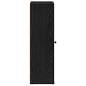 Preview: Badezimmerschrank mit Rollenhalter Schwarz 20,5x22x72 cm