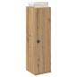 Preview: ARDEBO.de - Badezimmerschrank mit Rollenhalter Artisan-Eiche 20,5x22x72 cm