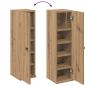 Preview: Badezimmerschrank mit Rollenhalter Artisan-Eiche 20,5x22x72 cm