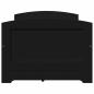 Preview: Tagesbett mit 5 Schubladen ohne Matratze IRUN Schwarz 90x200cm
