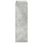 Preview: Schuhregal Betongrau 80x25x61,5 cm Holzwerkstoff