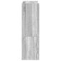 Preview: Schuhregal Grau Sonoma 80x25x61,5 cm Holzwerkstoff