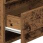 Preview: Nachttische 2 Stk. mit 2 Schubladen Altholz-Optik 40x33x60 cm