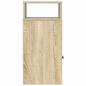 Preview: Nachttische 2 Stk. mit Schublade Sonoma-Eiche 25x31x66 cm
