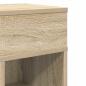 Preview: Nachttische 2 Stk. mit Schublade Sonoma-Eiche 25x31x66 cm