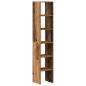 Preview: Bücherregale 2 Stk. Stapelbar Altholz-Optik 30x30x80 cm