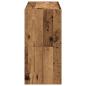 Preview: Schuhregale 2 Stk. Stapelbar Altholz-Optik 60x30x30,5 cm