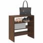 Preview: ARDEBO.de - Schuhregale 2 Stk. Stapelbar Braun Eichen-Optik 60x30x30,5 cm