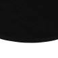 Preview: Tischplatte Dunkelbraun 80x40x2 cm Massivholz Eiche Oval