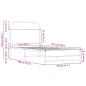 Preview: Bettgestell ohne Matratze 75x190 cm Sonoma-Eiche Holzwerkstoff
