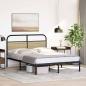 Preview: Bettgestell ohne Matratze 135x190 cm Sonoma-Eiche Holzwerkstoff