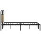 Preview: Bettgestell ohne Matratze 120x190 cm Sonoma-Eiche Holzwerkstoff