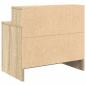 Preview: Nachttische mit Schublade 2 Stk. Sonoma-Eiche 51x31x47 cm