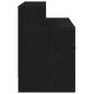 Preview: Nachttische mit Schublade 2Stk. Schwarz Eichen-Optik 51x31x47cm