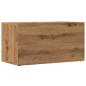 Preview: Aufbewahrungstruhe Artisan-Eiche 69,5x34x36 cm Holzwerkstoff