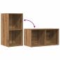 Preview: Aufbewahrungstruhe Artisan-Eiche 69,5x34x36 cm Holzwerkstoff