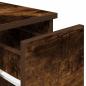 Preview: Nachttisch mit Schublade Räuchereiche 20x36x60 cm