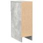Preview: Nachttisch mit Schublade Betongrau 20x36x60 cm