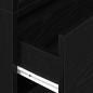Preview: Schränke mit 2 Schubladen 2Stk. Schwarz Eichen-Optik 60x31x40cm