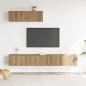 Preview: 3-tlg. TV-Schrank-Set Wandmontage Artisan-Eiche Holzwerkstoff