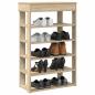Preview: ARDEBO.de - Schuhregal Sonoma-Eiche 60x30x98 cm Holzwerkstoff