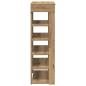 Preview: Schuhregal Artisan-Eiche 60x30x98 cm Holzwerkstoff