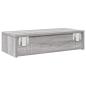 Preview: Wandregal mit Schubladen Grau Sonoma 60x26,5x15cm Holzwerkstoff