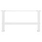 Preview: Couchtischbeine Weiß 2 Stk. 60x(30-31) cm Stahl