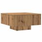 Preview: Couchtisch Artisan-Eiche 60x60x31,5 cm Holzwerkstoff