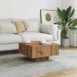 Preview: Couchtisch Artisan-Eiche 60x60x31,5 cm Holzwerkstoff