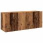 Preview: TV-Wandschrank Altholz-Optik 100x30x41 cm
