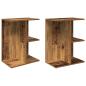 Preview: Nachttische 2 Stk. Altholz-Optik 46,5x29x61 cm Holzwerkstoff