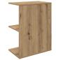 Preview: Nachttische 2 Stk. Artisan-Eiche 46,5x29x61 cm Holzwerkstoff