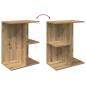 Preview: Nachttische 2 Stk. Artisan-Eiche 46,5x29x61 cm Holzwerkstoff