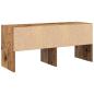 Preview: Schuhregal Stapelbar Altholz-Optik 89,5x30x40 cm