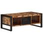 Preview: ARDEBO.de - Couchtisch Mehrfarbig 90x50x36 cm Altholz Massiv