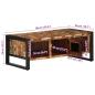Preview: Couchtisch Mehrfarbig 90x50x36 cm Altholz Massiv