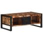 Preview: Couchtisch Mehrfarbig 90x50x36 cm Altholz Massiv