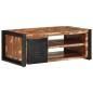 Preview: ARDEBO.de - Couchtisch Mehrfarbig 90x50x36 cm Altholz Massiv