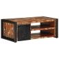 Preview: Couchtisch Mehrfarbig 90x50x36 cm Altholz Massiv