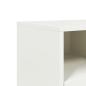 Preview: ARDEBO.de - TV-Schrank Weiß 100,5x39x60,5 cm Stahl