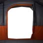 Preview: Tunnelzelt 5 Personen Grau und Orange Wasserdicht
